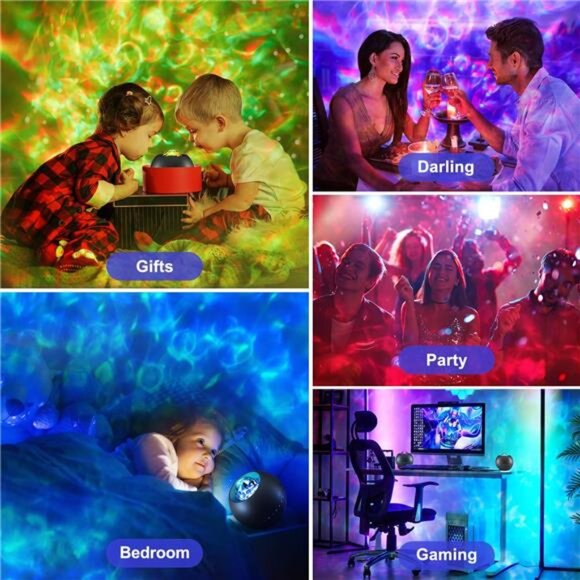 Galaxy Projector for bedroom,20Colors Galaxy Light Projector for Bedroom,15White - Picture 6 of 7